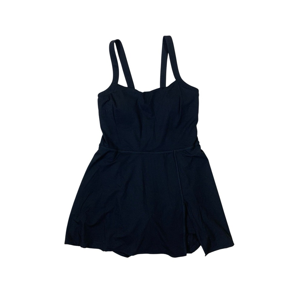 JoyLab M Black Athletic Dress Built In Shorts Tennis Pilates Athleisure